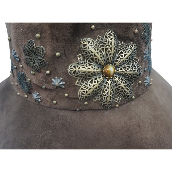 Eric Javits Suede Hat - Picture 2 of 3